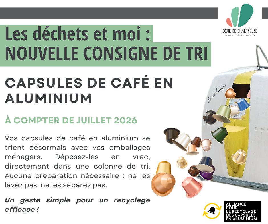 capsules café déchèterie