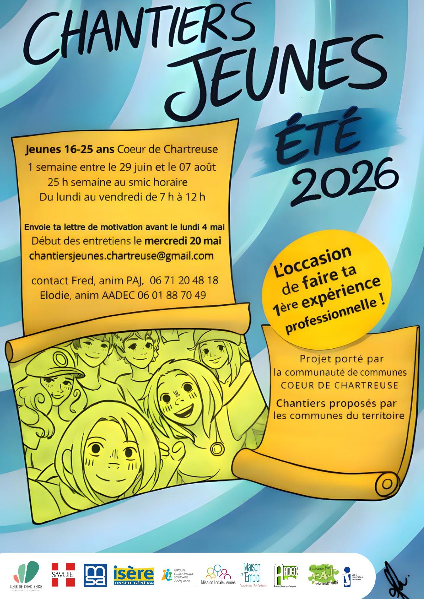 chantiers jeunes 2026